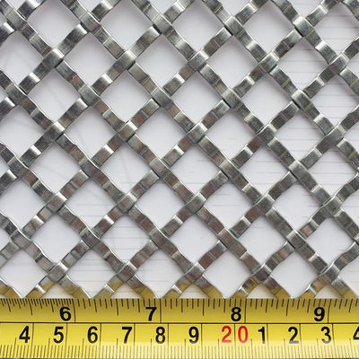 Nội thất ngoài trời Stainless Steel Metal Mesh Panel Customized Finish cho các dự án thiết kế cao cấp