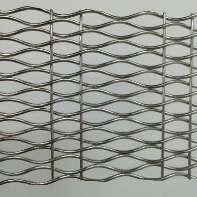 Tùy chỉnh nhà ở trang trí Woven Wire Mesh 18mm Weft Pitch