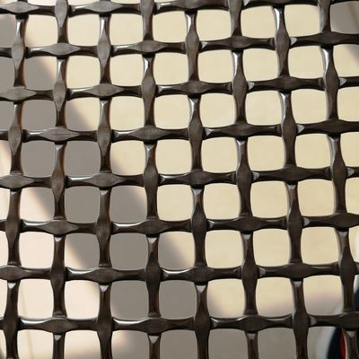 ISO9001 chứng nhận kim cương dệt lưới 42,2% Khu vực mở cho công nghiệp công nghiệp nặng