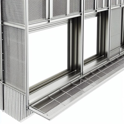 Tấm rèm lưới kiến trúc hợp kim nhôm 12mm cho mặt tiền tòa nhà