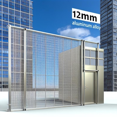 Tấm rèm lưới kiến trúc hợp kim nhôm 12mm cho mặt tiền tòa nhà