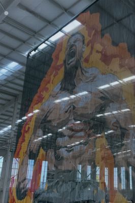 Màn chắn ruồi bằng nhôm chắc chắn và bền bỉ lý tưởng cho nhà máy chế biến thực phẩm