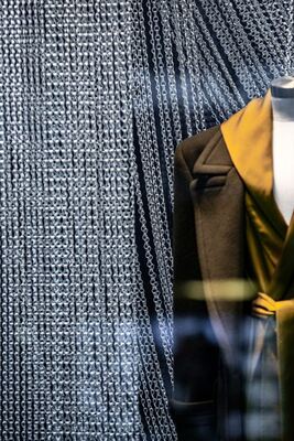 12x24mm Kích thước dây chuyền Aluminium dây chuyền rèm với 60% khu vực mở và đường kính dây 1,2mm để bảo vệ côn trùng