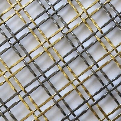 Ban lưới kiến trúc thép không gỉ lớp 316 với kích thước mở từ 5 mm đến 50 mm để lọc và củng cố hạng nặng