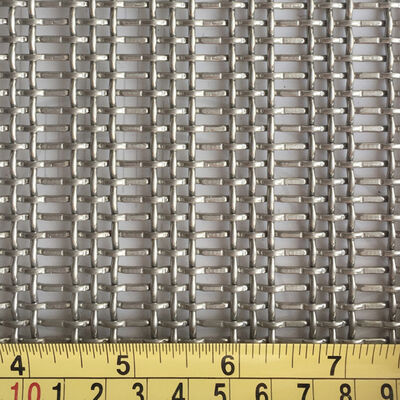 Lưới kiến trúc thép không gỉ có độ đàn hồi tốt với đường kính cáp 2,5mm X 4 và bề mặt mạ đồng cổ cho mặt tiền tòa nhà