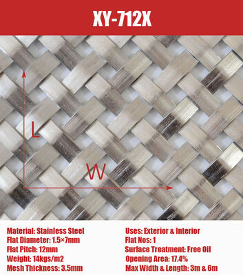 architectural facades partitions sunshades galvanized steel wire mesh and interior decorative applications