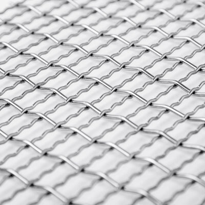 Customizable Stainless Steel Woven Crimped Mesh for Architectural Decoration Exterior Building Metal Facade