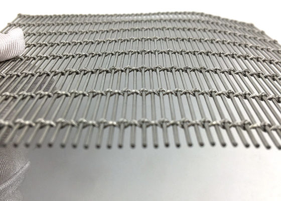 Lưới kiến ​​trúc bằng thép không gỉ dệt trơn 2,6kg / M2 cho hệ thống lan can cầu thang