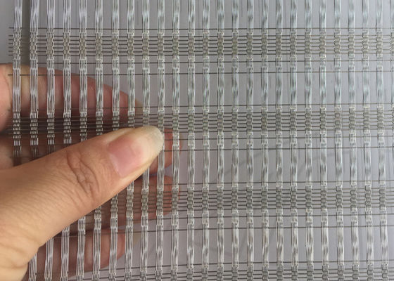 Tấm kính lưới dệt trơn 0,8mm Mặt tiền trang trí bên ngoài và bên trong