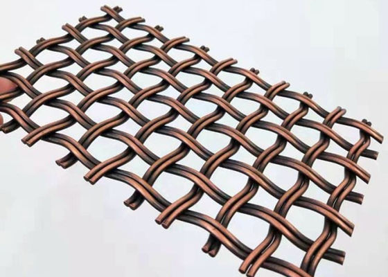 Hợp kim có độ bền cao Tấm lưới dệt trang trí 5ft cho tường