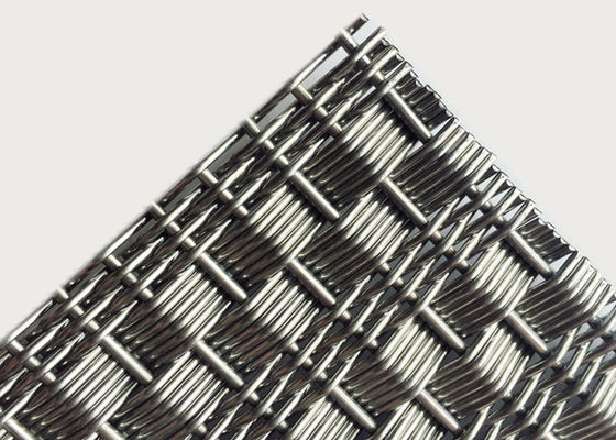 Màn hình trang trí kiến ​​trúc dệt Lưới thép không gỉ SGS dày 4,5mm