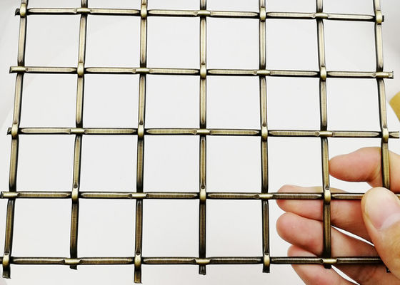 5,5mm Lưới trang trí bằng đồng thau chống gỉ Lan can cầu thang bằng dây kim loại