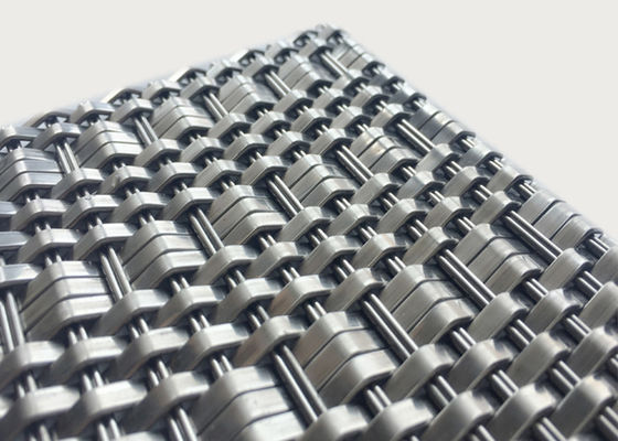 Tấm lưới dệt kim loại kiến ​​trúc trang trí SS316 Đường kính sợi dọc 1,5 X 2mm