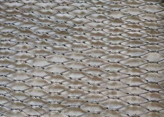 Lưới thép dẻo chống gỉ 50x50mm Màn hình chim bện đường kính 1,6mm