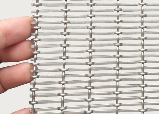 Lưới kiến ​​trúc bằng thép không gỉ dày 3mm Bộ phân chia không gian màn hình bằng thép không gỉ