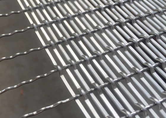 Lưới kiến ​​trúc bằng thép không gỉ dày 3mm Bộ phân chia không gian màn hình bằng thép không gỉ