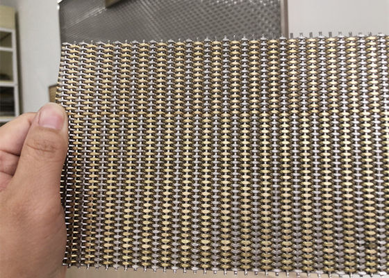 Lưới kim loại kiến ​​trúc bằng thép không gỉ dệt 3.2mm để ốp tòa nhà