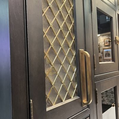 Khu vực mở 49% thép không gỉ lưới sợi dệt cho trang trí tủ