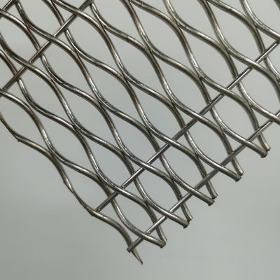 Tùy chỉnh nhà ở trang trí Woven Wire Mesh 18mm Weft Pitch