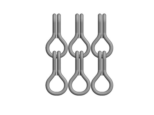 12x24mm Kích thước dây chuyền Aluminium dây chuyền máy bay màn hình với 60% khu vực mở và đường kính dây 1,2mm để kiểm soát côn trùng