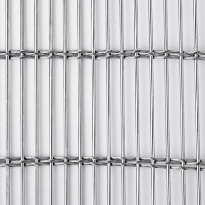 Crimped 1.8mm nhóm trang trí Woven Wire Mesh 10mm thẳng dây Pitch